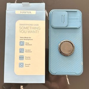 Iphone 13 Pro Case Havva with camera protection and ring